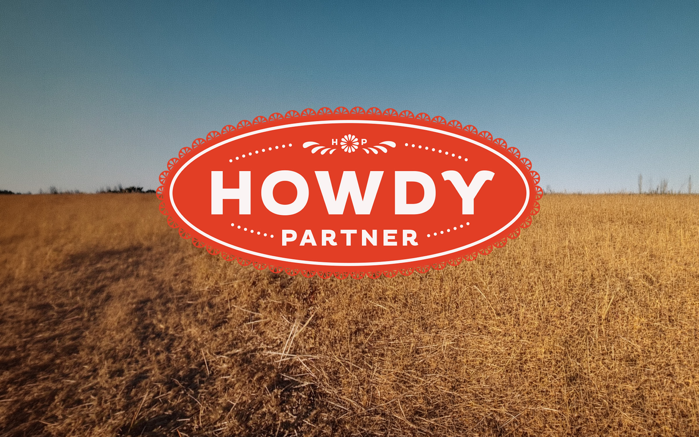 Howdy Partner — Western-inspired agency mark