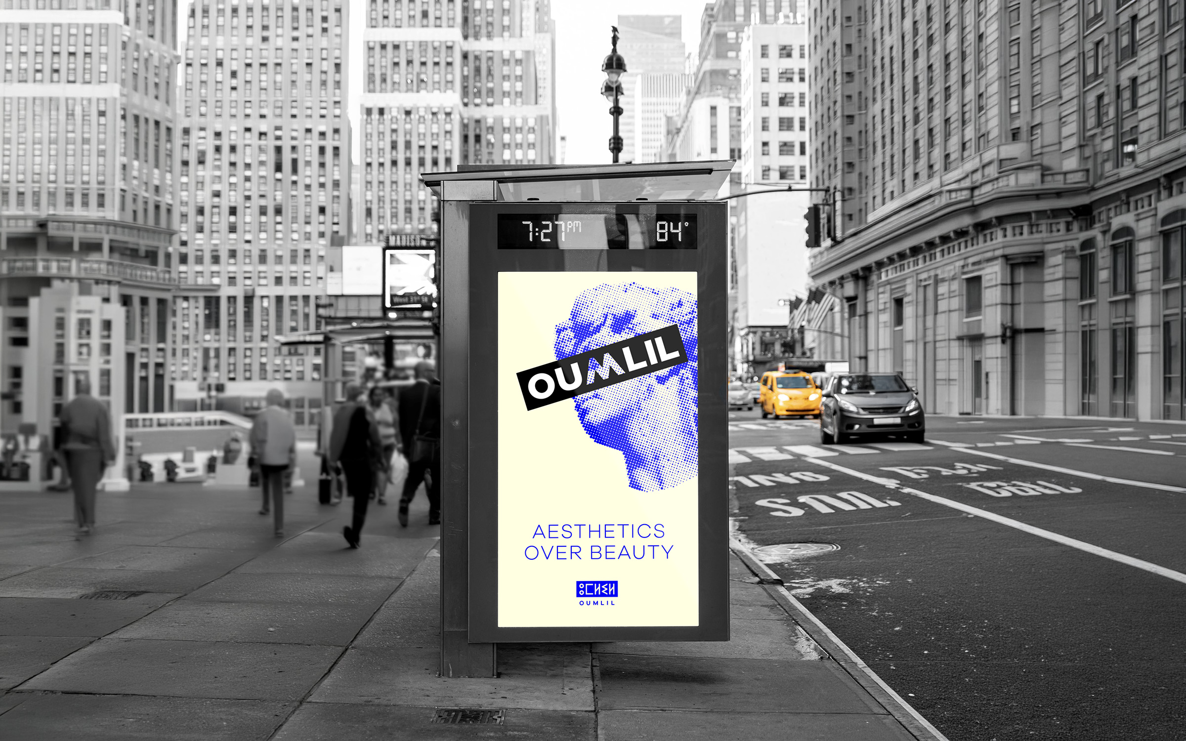 Oumlil — Aesthetics over beauty bus shelter campaign