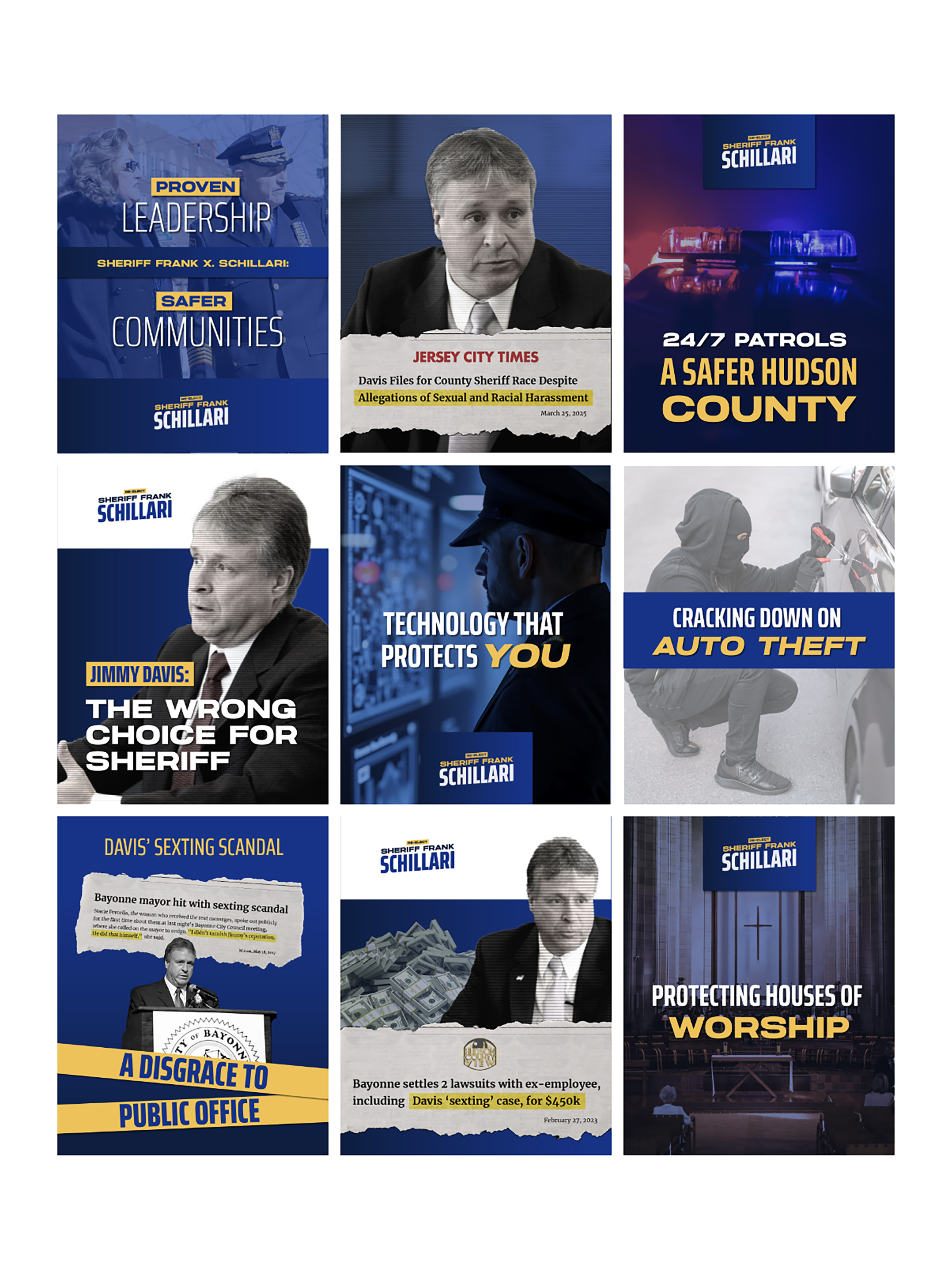 Schillari 9-tile social campaign grid