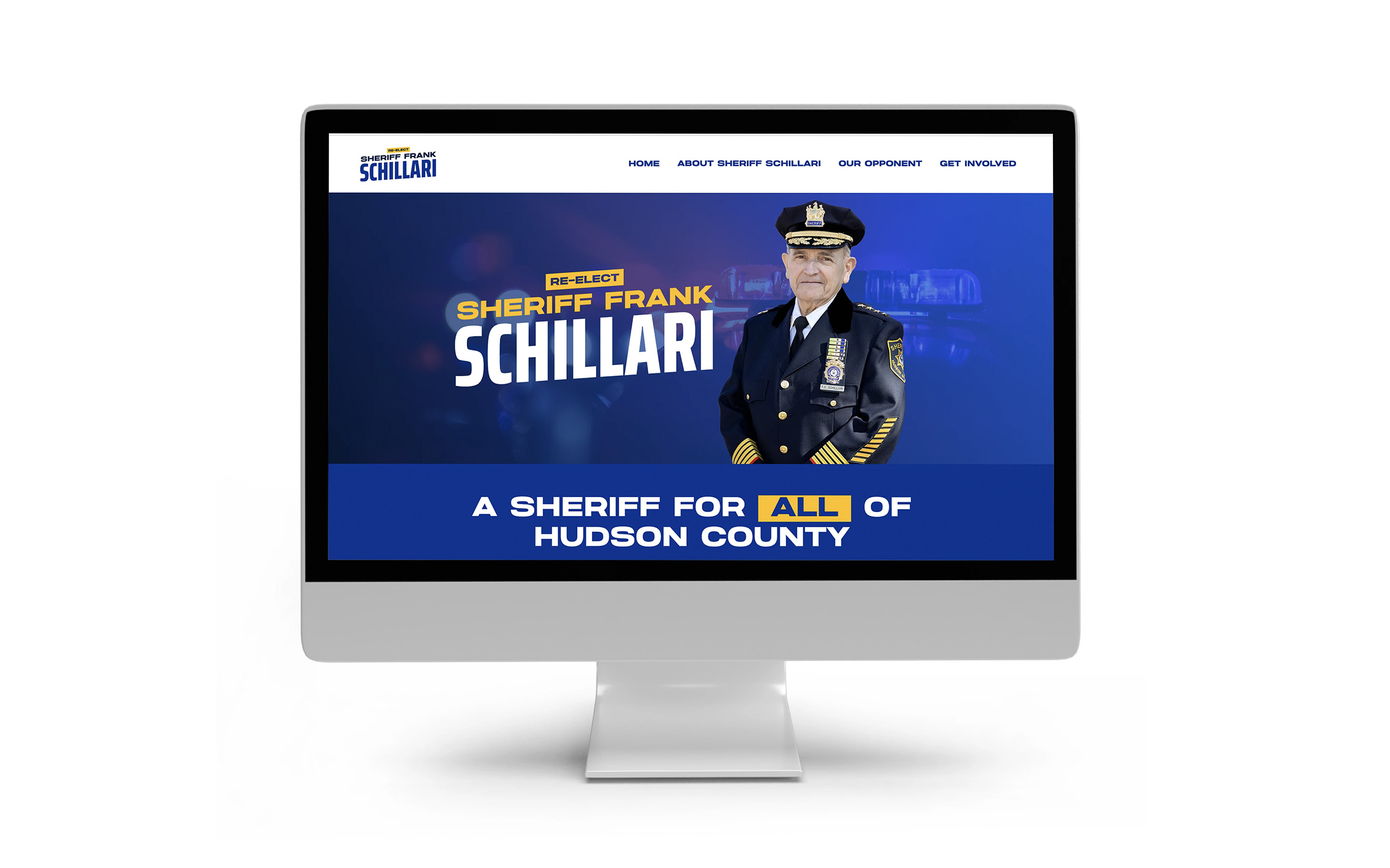 Schillari campaign website — A Sheriff for ALL of Hudson County