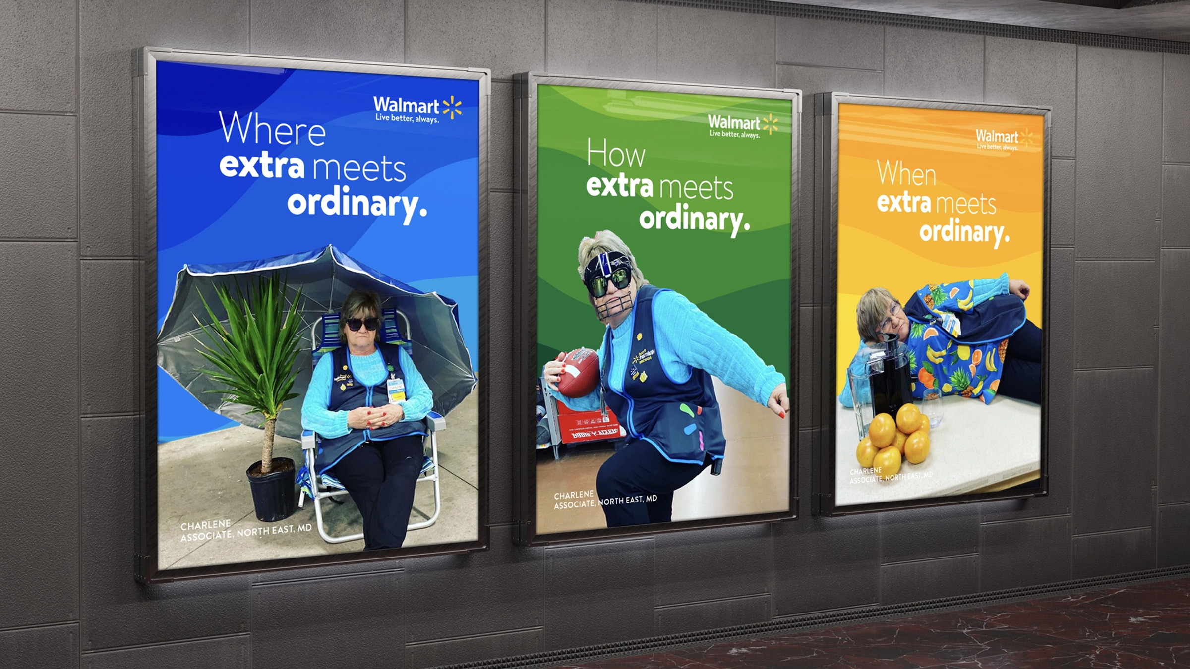 Walmart campaign hero — Marco, associate from Boise, Idaho. Putting extra in the ordinary.